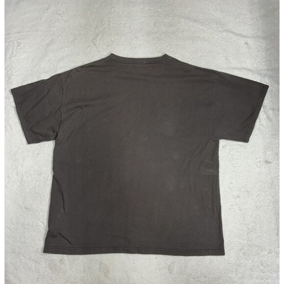 Vtg Y2K Skull Cyber Gothic Style Grahphic All Over Front Graphic T-Shirt Size XL - Picture 8 of 8